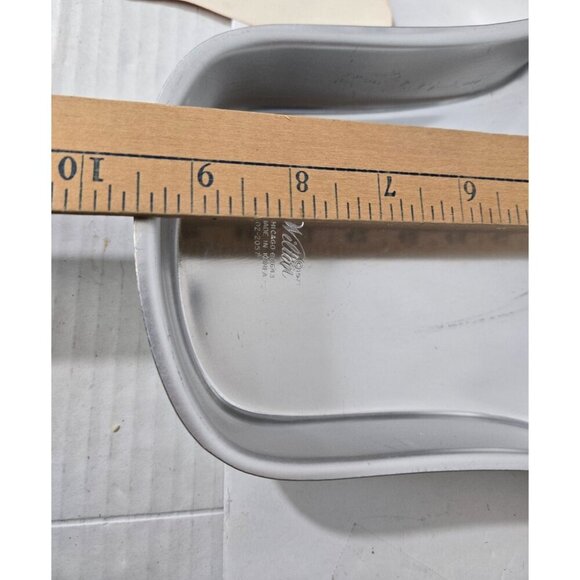 Wilton‎ Sugar Plum Fairy Bell Cake Pan 1971 Christmas, Wedding Aluminum set of 2 - Picture 6 of 8